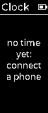 The clock before it knows the time